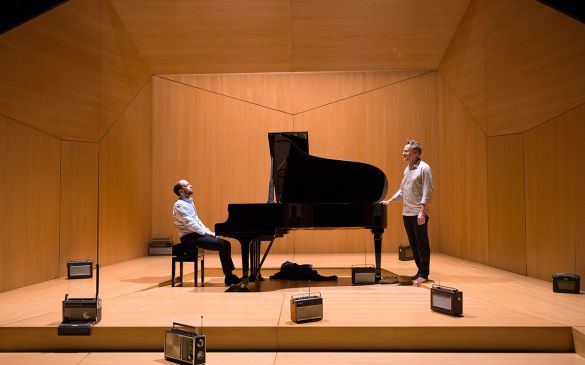 La Fonction Ravel un projet de et avec Claude Duparfait, en collaboration avec Célie Pauthe, au Piano François Dumont